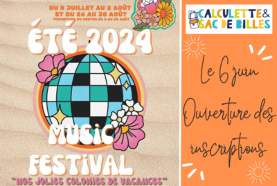 VACANCES D’ÉTÉ 2024 – MUSIC FESTIVAL